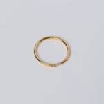 Demi Gyűrű 18 karátos arannyal borított nemesacél cirkónia kővel Souveraine Jewelry