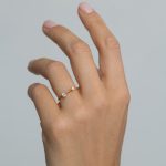 Lucky Gyűrű 18 karátos arannyal borított nemesacél cirkónia Souveraine Jewelry