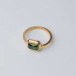 Elle Gyűrű aranyozott kopásálló hipoallergén cirkónia kővel Souveraine Jewelry