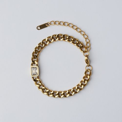 Murphy karlánc 18 karátos arannyal borított nemesacél - Souveraine Jewelry