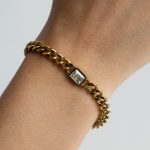 Murphy karlánc 18 karátos arannyal borított nemesacél - Souveraine Jewelry