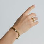 Murphy karlánc 18 karátos arannyal borított nemesacél - Souveraine Jewelry