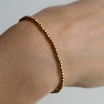 Jennifer karlánc 18 karátos arannyal borított nemesacél - Souveraine Jewelry