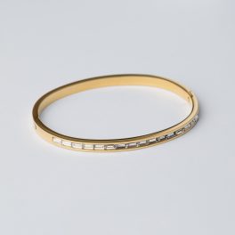 Indie karperec 18 karátos arannyal borított nemesacél - Souveraine Jewelry