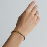 Indie karperec 18 karátos arannyal borított nemesacél - Souveraine Jewelry