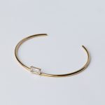 Indie karperec 18 karátos arannyal borított nemesacél cirkóniával - Souveraine Jewelry