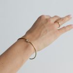 Indie karperec 18 karátos arannyal borított nemesacél cirkóniával - Souveraine Jewelry