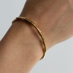 Bones karperec 18 karátos arannyal borított nemesacél - Souveraine Jewelry