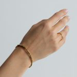 Bones karperec 18 karátos arannyal borított nemesacél - Souveraine Jewelry