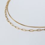 Lana nyaklánc 18 karátos arannyal borított nemesacél Souveraine Jewelry