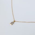 Miracle nyaklánc aranyozott nemesacél cirkónia kővel Souveraine Jewelry