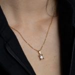 Miracle nyaklánc aranyozott nemesacél cirkónia kővel Souveraine Jewelry