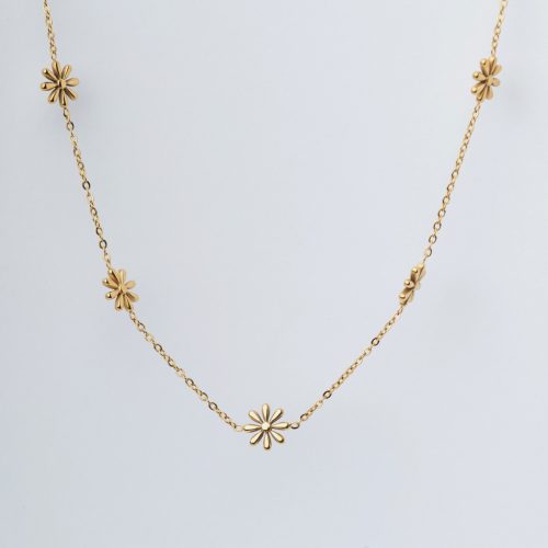Daisy nyaklánc 18 karátos arannyal borított nemesacél Souveraine Jewelry