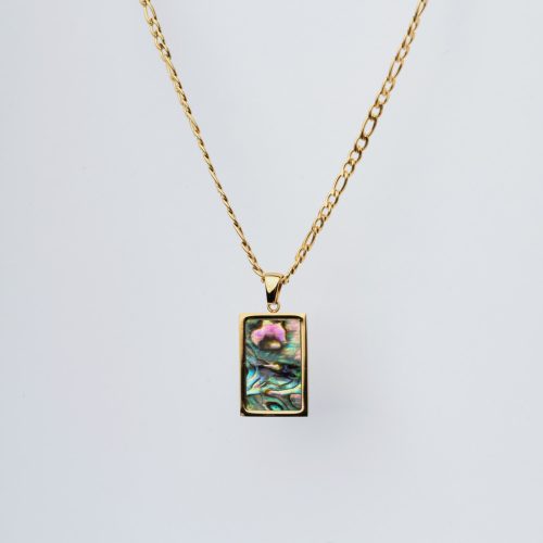 Marble nyaklánc 18 karátos arannyal borított nemesacél Souveraine Jewelry