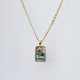 Marble nyaklánc 18 karátos arannyal borított nemesacél Souveraine Jewelry