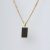 Mirror nyaklánc 18 karátos arannyal borított nemesacél Souveraine Jewelry