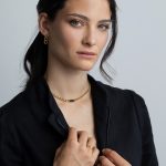 Scarlet nyaklánc aranyozott nemesacél cirkónia kővel Souveraine Jewelry