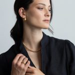 Alison nyaklánc 18 karátos arannyal borított nemesacél Souveraine Jewelry