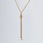 Chic nyaklánc 18 karátos arannyal borított nemesacél Souveraine Jewelry