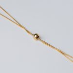 Chic nyaklánc 18 karátos arannyal borított nemesacél Souveraine Jewelry