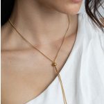 Chic nyaklánc 18 karátos arannyal borított nemesacél Souveraine Jewelry