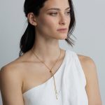 Chic nyaklánc 18 karátos arannyal borított nemesacél Souveraine Jewelry