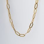 Jordan nyaklánc 18 karátos arannyal borított nemesacél Souveraine Jewelry