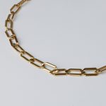 Jordan nyaklánc 18 karátos arannyal borított nemesacél Souveraine Jewelry