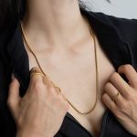Allie nyaklánc aranyozott kopásálló hipoallergén Souveraine Jewelry